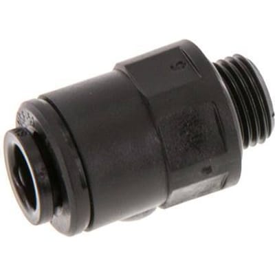 6mm x G1/8'' POM Insteekfitting buitendraad NBR [5 Stuks]