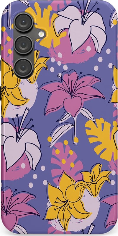 Casetastic Hoesje Geschikt voor Samsung S23 FE - Stijlvolle Beschermende Duo-layer Case - Lichtjesbloei