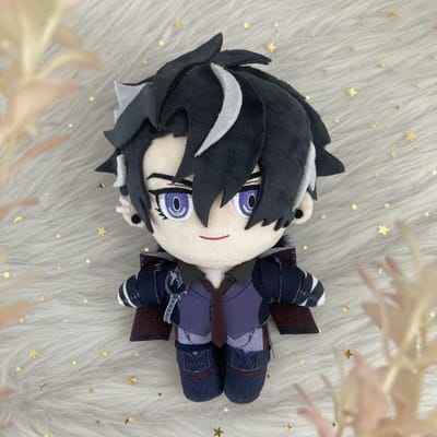 20cm Anime Genshin Impact Wriothesley Cosplay Pluche Pop Speelgoed Karakter Schattig Zacht Gevuld Kussen Kerstmis Halloween Cadeau 20cm gray