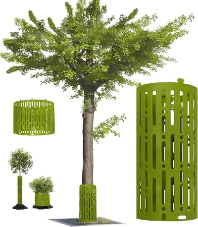 Boombescherming Set - Uitbreidbare Boomomhulsel voor Bescherming van Boomstammen - Verpakking van 10 Stuks voor Tuin en Landschap