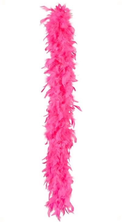 Boland - Verenboa 50 g neonroze Roze - Volwassenen - Unisex - Showgirl - Glitter and Glamour