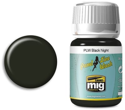AMMO by Mig Jimenez Modelbouwdecoratie - MIG 1611 PLW Black Night Effecten potje