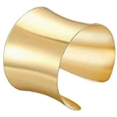 Eenvoudige Open Manchet Armbanden Voor Vrouwen Sieraden Hol Metaal Verstelbare Brede Armbanden Feestsieraden Luxe Trots beige