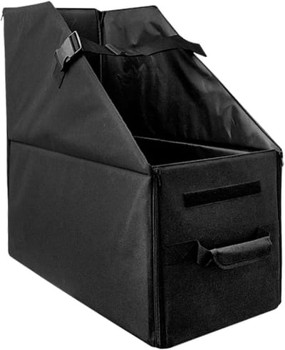 Fietsendrager Achterbanktas - Fietsopbergdoos Vouwbaar - Fiets Transport - Veilig Gordel & Slot - 53 x 299 x 79 cm
