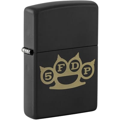 Five Finger Death Punch Zippo - Black Matte Unisex Aansteker - Neutraal - Standard