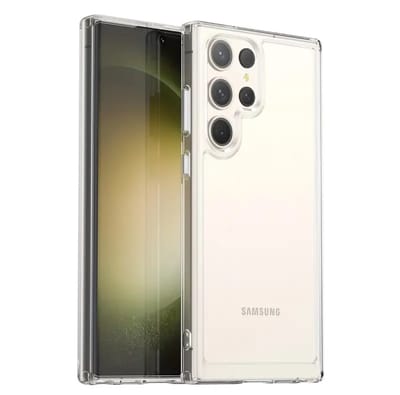 Samsung S23 Ultra telefoonhoesje back cover transparant - Samsung hoesje - doorzichtig
