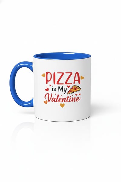 Valentijn Mok 'PIZZA is My Valentine' - Cadeau voor Pizzaliefhebbers & Valentijn