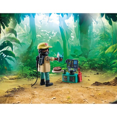 Triceratops figuur + baby en ontdekkingsreiziger Playmobil