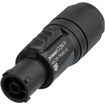 Neutrik NAC3F-TRUE1-S Female module powerCON Bus Totaal aantal polen: 2 + PE 16 A Zwart 1 stuk(s) Piece