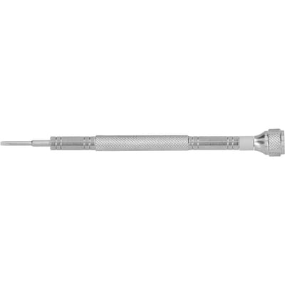 Rechte sleufkop schroevendraaier Draagbare Nauwkeurige Horloge Sieraden Reparatie Schroevendraaier 2 mm / 0,08 inch gray