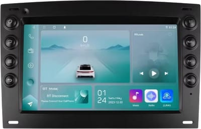 Autoradio met bluetooth - Carplay - Voor Renault Megane 2 (2002 (2002-2009) - Geschikt voor Apple en Android - Stereo - Navigatie - Navigatiesysteem auto - 1GB 32GB