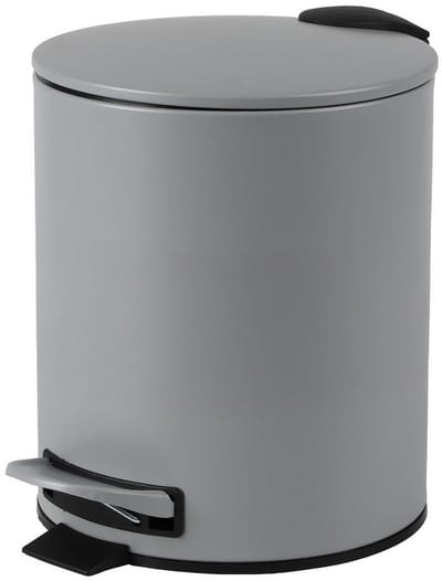 Kleine Pedaalemmer met Softclose en Inzetbak - 5 Liter Badkamer Afvalbak