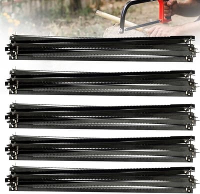 Dailygoods- Gatzaagbladen 50 Stuks - 127 mm - Koolstofstaal - Spiraaltanden - Voor Hout/Kunststof/Metaal - Roestbestendig/Schokbestendig - Zaagbladen