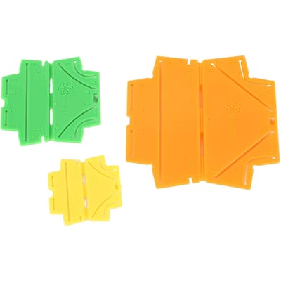 Ensemble de Fabricant de Fleurs Professionnel Intéressant Modèle de Fabricant de Fleurs à Pédale en Tissu pour Outils de Couture orange