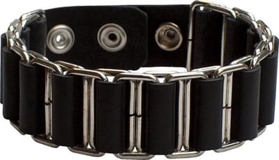 Mister b leather armband linked medium
