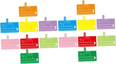 Leesstrips Set - Leeshulpmiddelen Bladwijzers - Focus Verbeteren - Helpt bij Dyslexie - 16 Stuks - Kleurrijk