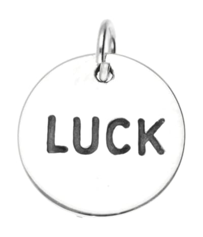 Zilveren Luck kettinghanger