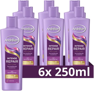 Andrélon - Shampoo - Intense Repair - 6 x 250 ml