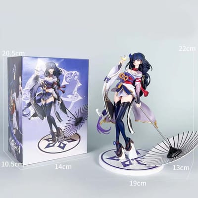Genshin Impact 22CM Boîte Mystère Figurine Anime Figurine d'Action Jeu Boîte Aveugle Modèle Chanceux Poupée