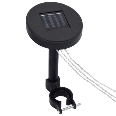 vidaXL - Lichtslinger - met - zonnepaneel - voor - prieel - LED