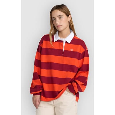 RVCA Academy Rugby Sweater rood