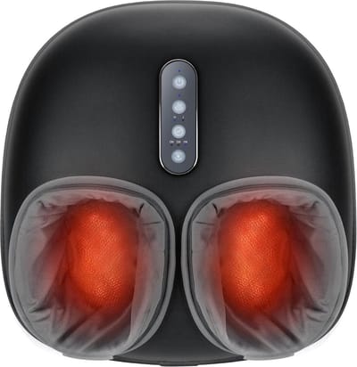 Bloedcirculatieapparaten – Professioneel Voetmassage Apparaat – Voetmassage Apparaat Bloedsomloop – Kneden en Rollen – Voetmassage Apparaat Neuropathie – met Afstandsbediening - Zwart