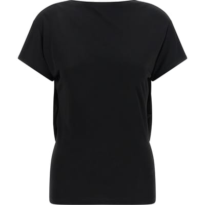 Jacquemus Zwarte Viscose T-Shirt