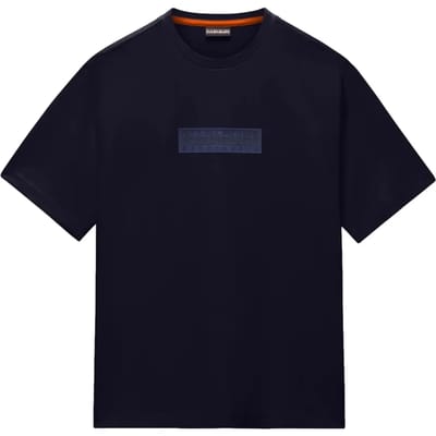 Napapijri S box logo SS 1 - blu marine