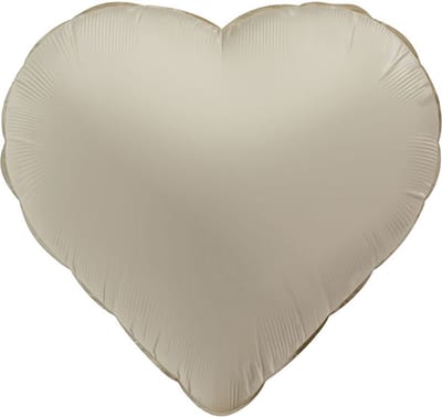 Folat - Folieballon Hart Creamy Latte - 45 cm