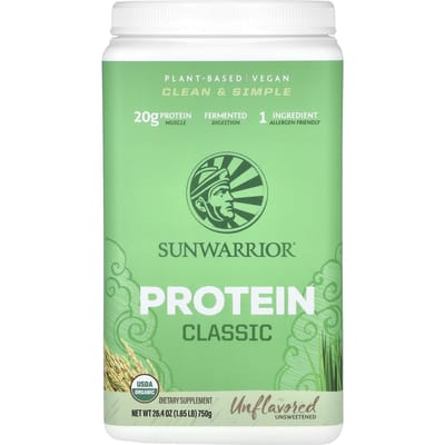 Sunwarrior, Protéine Classique, Non Aromatisée, 1,65 lb (750g)