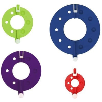 Pomponmakers - KNITPRO - KP10871 - Set van machines - Kleur blauw - 10871