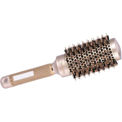 Salon Kapsalon Krullend Haar Stijl Borstels Gezond Keramisch IJzer Ronde Kam 45mm black