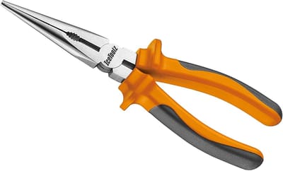 Punttang - Lange bek tang - Precisiewerk - Zelfopenend mechanisme - 150 mm - Oranje