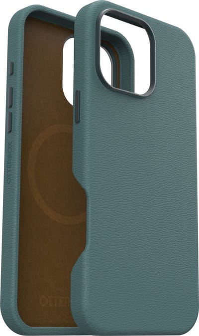 Otterbox Symmetry Geschikt voor iPhone 16 Pro Max Cactus leren hoesje - magnetisch Backcover - Juniper Sprig