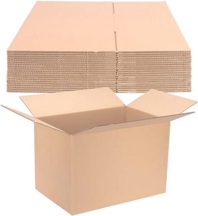 Vouwdozen 10-Pack 600 x 400 x 400 mm - Stabiele en Duurzame Verzenddozen