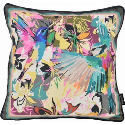 Gek op kussens! Sierkussen velvet artistic birds | 45 x 45 cm | polyester