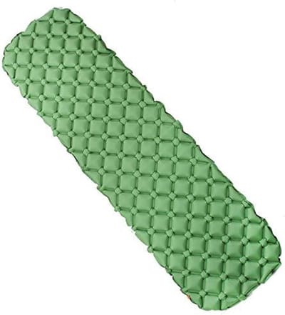 Kampeer Kussen - Opblaasbaar Matje - Outdoor Ontspanning - Ergonomisch Ontwerp - 190x56x5cm - Groen