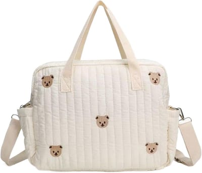 Luiertas Organizer - Mom Tote - Baby Verzorging - Grote Capaciteit - 35 x 10 x 29 cm - Grijs