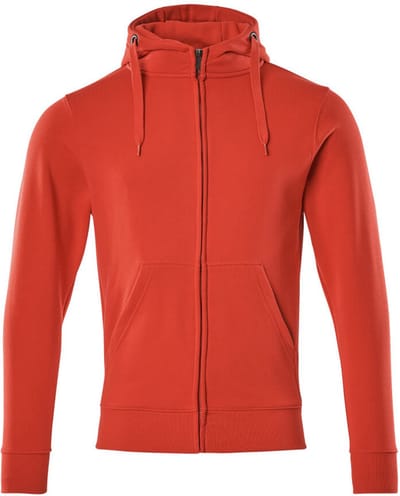 Mascot Crossover Capuchontrui met rits 51590-970 - signaalrood - 2XL
