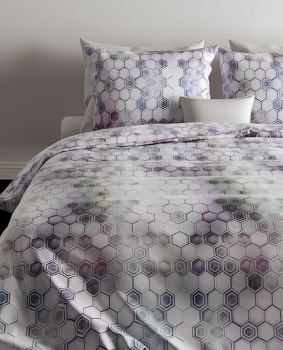 Zo!Home Manou Dekbedovertrek - Lits-jumeaux - 260x200/220 cm - Purple