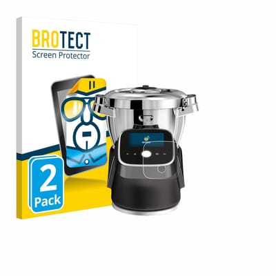 BROTECT - Screenprotector voor Moulinex i-Companion Touch Pro - Folie Beschermfolie transparant 2 Stuks