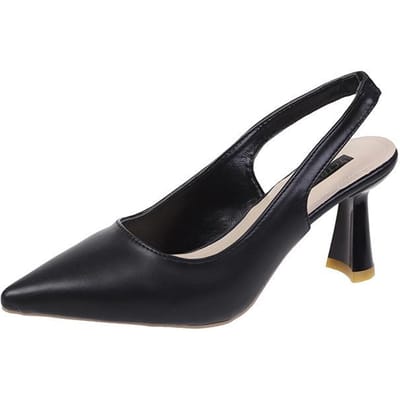 Zomermode Nieuwe Ademende Puntige Neus Naaldhak PU Comfortabele en Elegante Damesschoenen Ondiepe Mond Sexy Sandalen 42 black