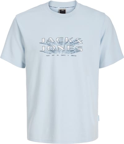 JACK&JONES - JCOFUSION JJ BRANDING TEE SS CN JNR - Jongens - T-shirts