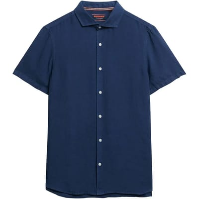 Superdry Vacation Linnen SS Overhemd Heren - Maat S