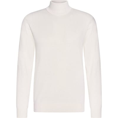 Cappuccino Italia - Heren Truien Coltrui Off White - Wit - Maat M