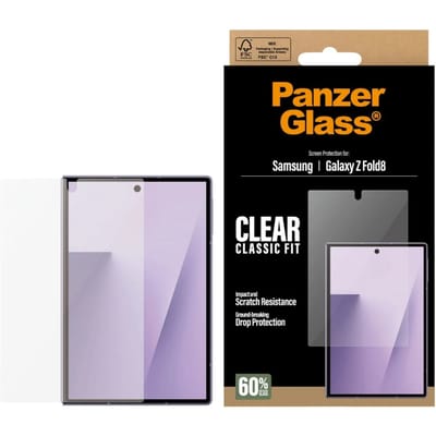 PanzerGlass Ultra-Wide Fit Anti-Bacterial Screenprotector geschikt voor Samsung Galaxy Z Fold 8