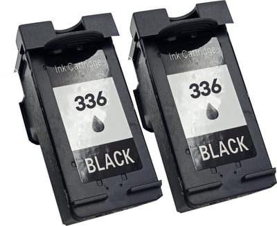 KATRIZ® huismerk ink HP336 Zwart | voor HP DeskJet 4160/5440/HP OfficeJet Series OJ 6310/PhotoSmart 2575/2710/7850/C3100 | 2 stuks