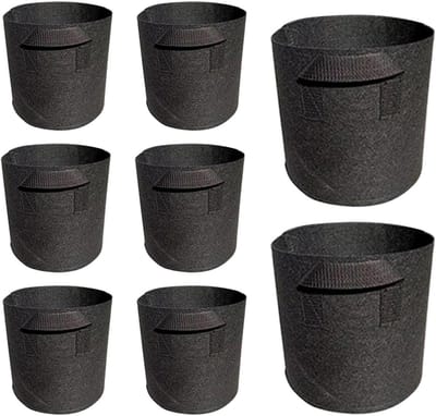 Waterlelie Potten - Vijver Manden - Aquatisch Kweken - Ademende Stof - 2 Gallons - Groen