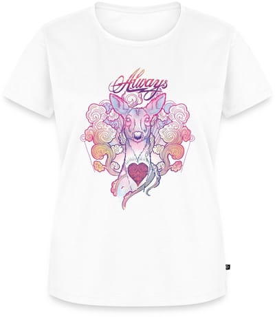 Harry Potter Hinde Patronus Altijd Premium T Shirt Dames