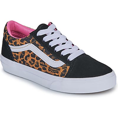 Vans Old Skool Leopard Pop Sneakers Meisjes